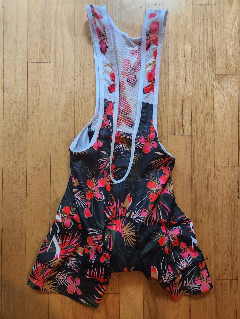 Zoot Women's Floral Cycle Bibs Waikoloa Cycling Bib Bike Shorts, Medium